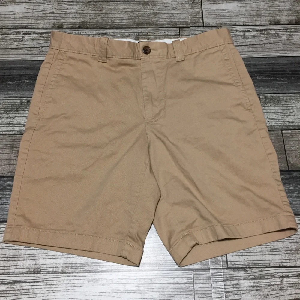 J.CREW Chino Shorts Mens 30 Tan 9